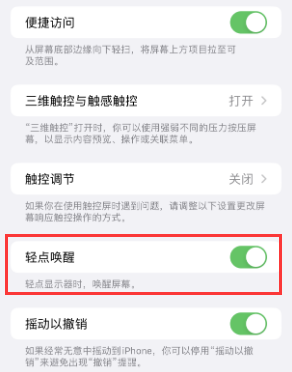 祁东苹果授权维修站分享iPhone轻点无法唤醒怎么办
