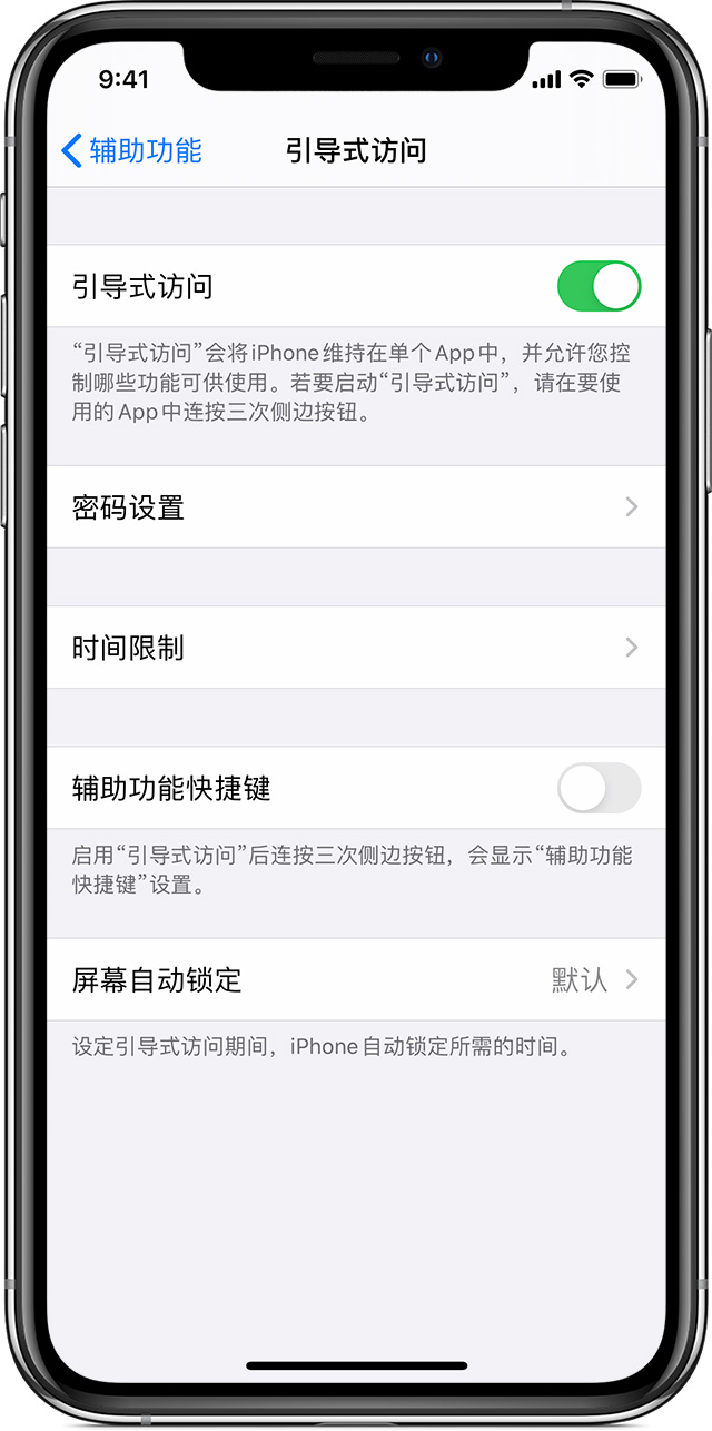 祁东苹果手机维修分享如何在 iPhone 上退出引导式访问 