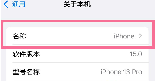 祁东苹果13维修分享iPhone 13热点名字设置教程 